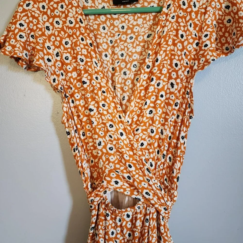 EUC Vici Front Top Wrap High/Low dress - Picture 12 of 12